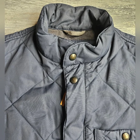 J. Crew Men's Small Navy Blue Quilted Sussex Jacket